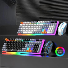 Load image into Gallery viewer, Dragon Wired LED 104 Keys Gaming Keyboard and Mouse Set