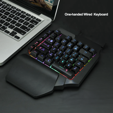 Load image into Gallery viewer, Dragon RGB One Hand Gaming Keyboard