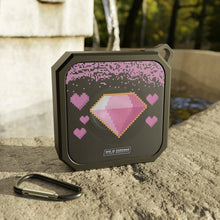 Load image into Gallery viewer, Ninja Dragons Kawaii Diamonds and Hearts Retro Pixel Waterproof Bluetooth Speaker