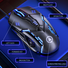 Load image into Gallery viewer, Dragon 6 Buttons 3200 DPI Gaming Mouse