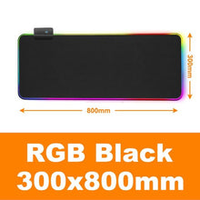 Load image into Gallery viewer, RGB Gaming 1 Touch Light Up Mouse Pad