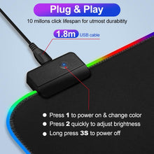 Load image into Gallery viewer, RGB Gaming 1 Touch Light Up Mouse Pad