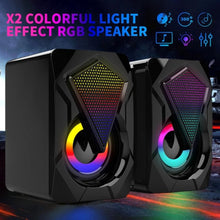 Load image into Gallery viewer, Ninja Dragon RGB Computer Gaming Speakers
