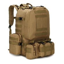 Load image into Gallery viewer, Water Resistant Outdoor 50L Military Backpack