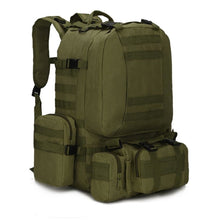 Load image into Gallery viewer, Water Resistant Outdoor 50L Military Backpack