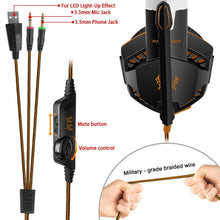 Load image into Gallery viewer, Ninja Dragons LED 3.5MM Stereo Gaming Headphone with Microphone