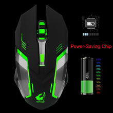 Load image into Gallery viewer, Ninja Stealth Wireless 1600 DPI LED Color Changing LED Gaming Mouse