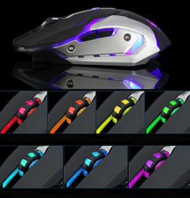 Load image into Gallery viewer, Ninja Stealth Wireless 1600 DPI LED Color Changing LED Gaming Mouse