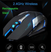 Load image into Gallery viewer, Ninja Stealth Wireless 1600 DPI LED Color Changing LED Gaming Mouse