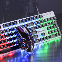Load image into Gallery viewer, Ninja Dragons BX9 LED Backlight Gaming Keyboard Mouse Set
