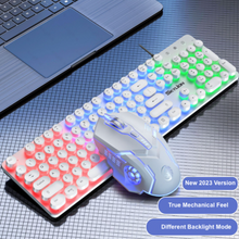 Load image into Gallery viewer, Ninja Dragons BX9 LED Backlight Gaming Keyboard Mouse Set
