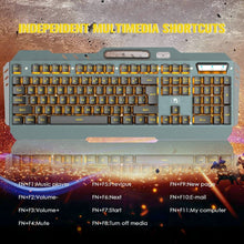 Load image into Gallery viewer, Ninja Dragon Wireless Metal Gaming Mechanical Keyboard and Mouse Set
