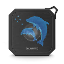 Load image into Gallery viewer, Ninja Dragons Dolphin Retro Pixel Waterproof Bluetooth Speaker
