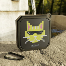 Load image into Gallery viewer, Ninja Dragons Cat with Sunglasses Retro Pixel Waterproof Bluetooth Speaker
