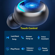 Load image into Gallery viewer, Ninja Dragons BTMAX Waterproof Bluetooth 5.1 Wireless Earbuds
