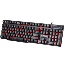 Load image into Gallery viewer, Ninja Dragons USB Wired 3 Colors LED Backlight PC Gaming Keyboard
