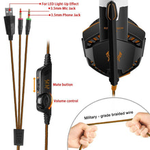 Load image into Gallery viewer, Ninja Dragons LED 3.5MM Stereo Gaming Headphone with Microphone
