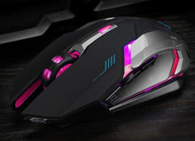 Load image into Gallery viewer, Ninja Stealth Wireless 1600 DPI LED Color Changing LED Gaming Mouse
